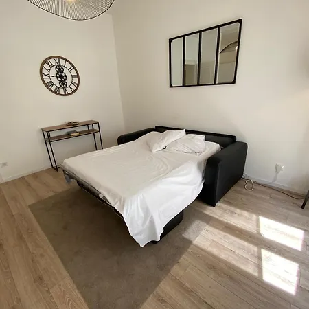 Cosy 48m Centre Et Gare A Pied Proche Musee D Art Moderne Wifi 4 Personnes דירה *