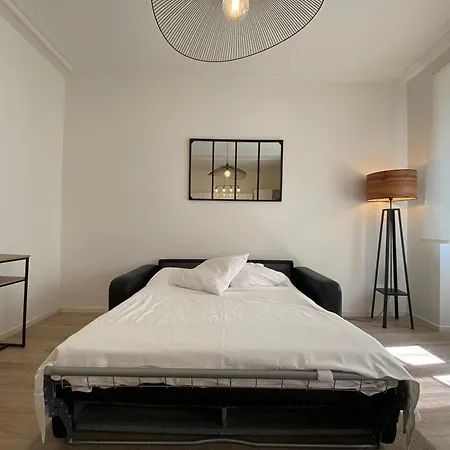Cosy 48m Centre Et Gare A Pied Proche Musee D Art Moderne Wifi 4 Personnes דירה