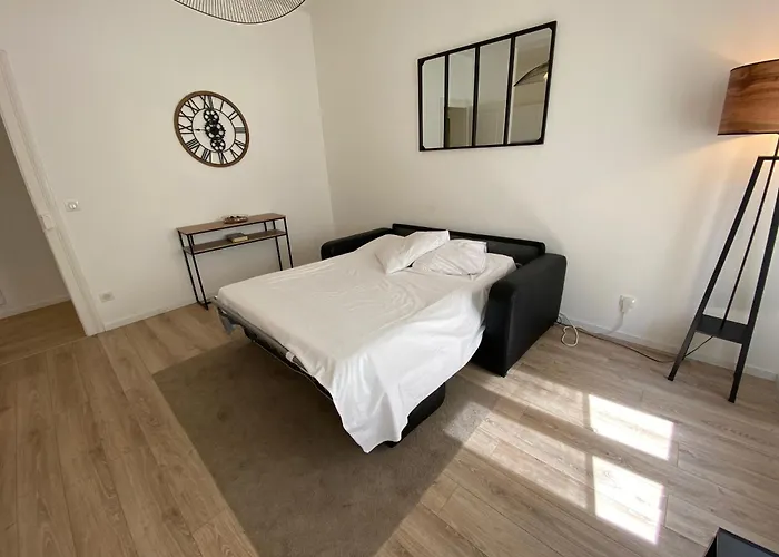 Cosy 48m Centre Et Gare à Pied Proche Musée D Art Moderne Wifi 4 Personnes Apartamento *